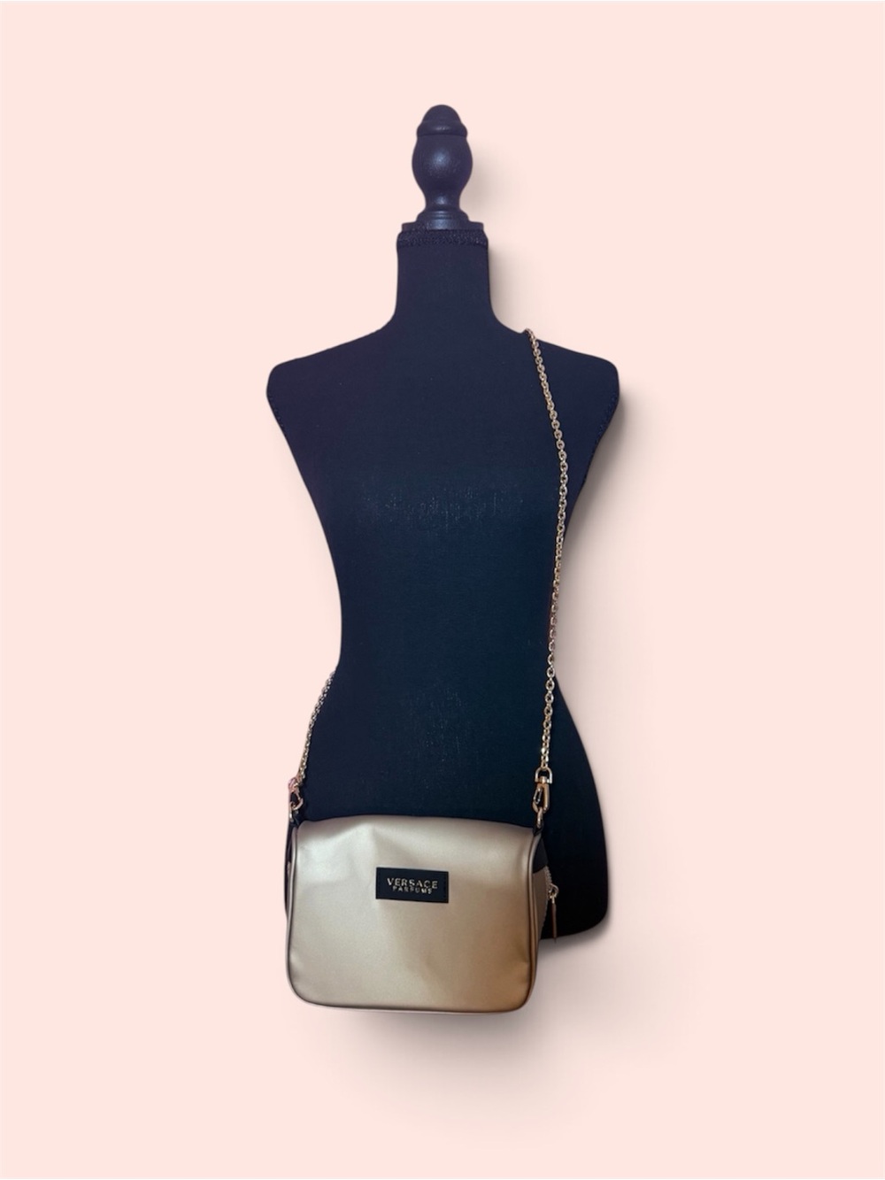 Versace parfum Collection Gold Crossbody with Chain Strap